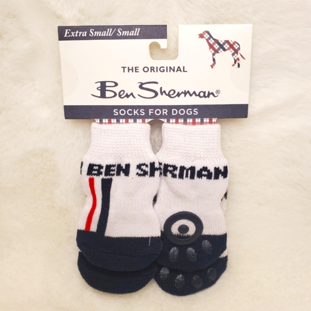 Ben Sherman Socks for Dogs Fits Extra Small to Small Dogs